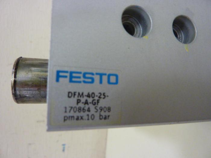 Used FESTO Pneumatic Cylinder DFM-40-25-P-A-GF #57351