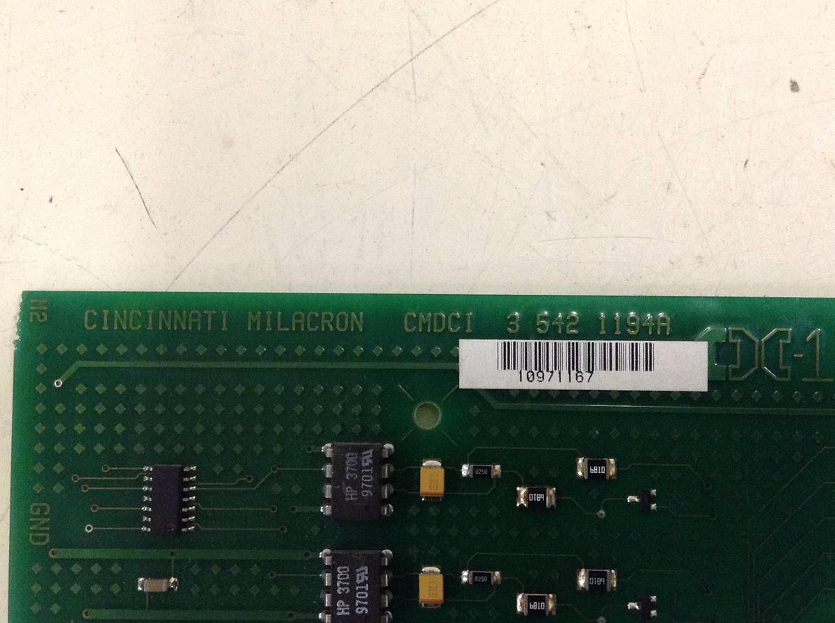 Used CINCINNATI MILACRON Circuit Board 3-542-1194A #75611