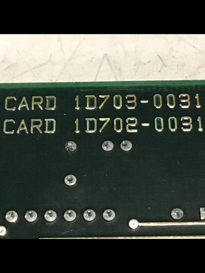 Used HPM Circuit Board 1D703-0031 #144385