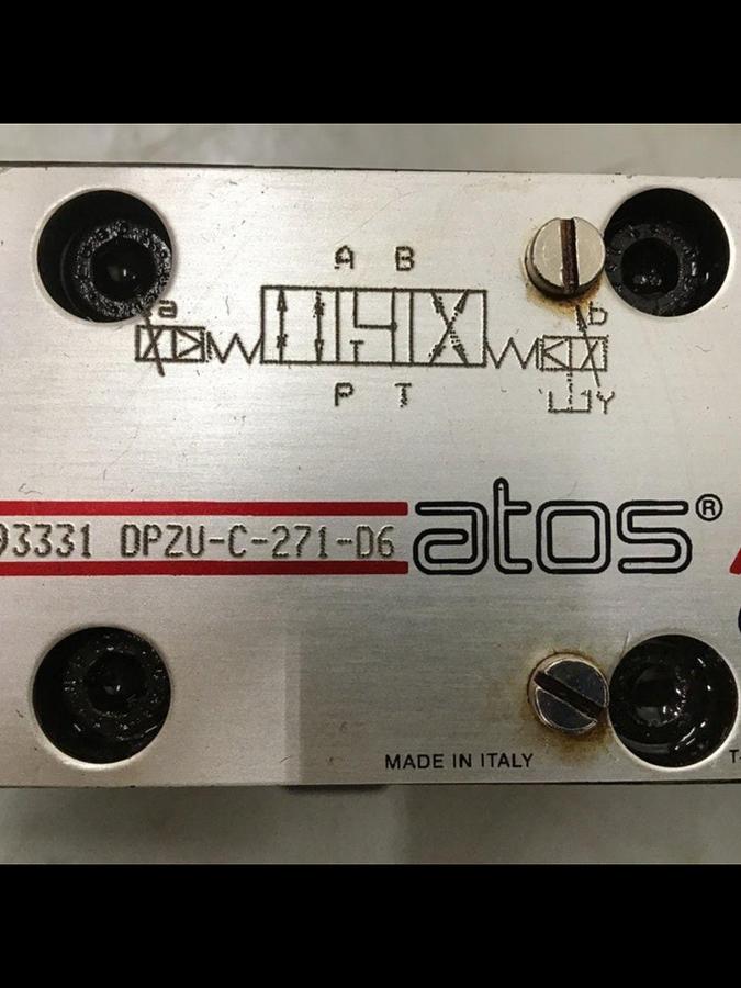 Used ATOS Proportional Control Valve DPZU-C-271-D6 #140835