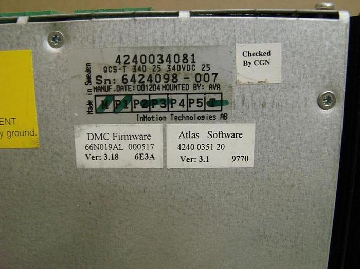 Used ATLAS COPCO Control Module 4240 034081 Used