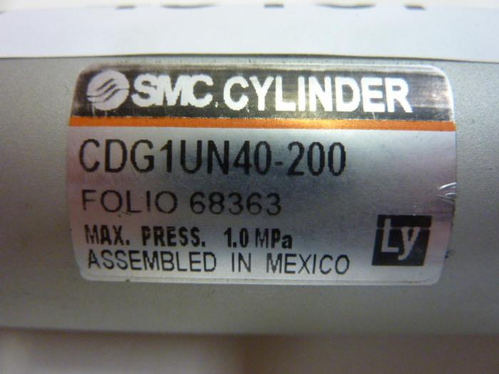 Used SMC Cylinder CDG1UN40-200 #49167