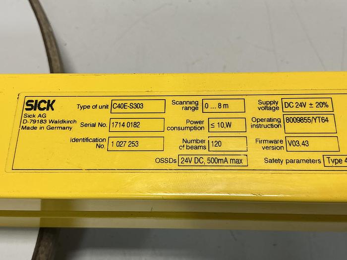 Used SICK C40E-S303