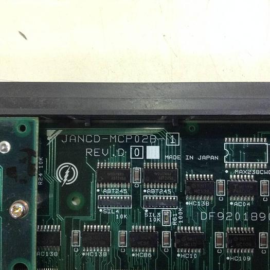 Used YASKAWA Circuit Board JANCD-MCP02B-1 REV D #76702