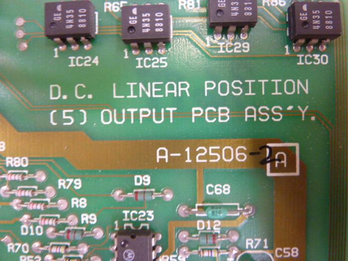 Used BARBER COLMAN Positioning Board A-12506-2 #93316