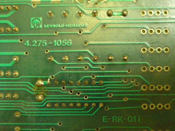 Used LEYBOLD HERAEUS Circuit Board RRK02 #56617