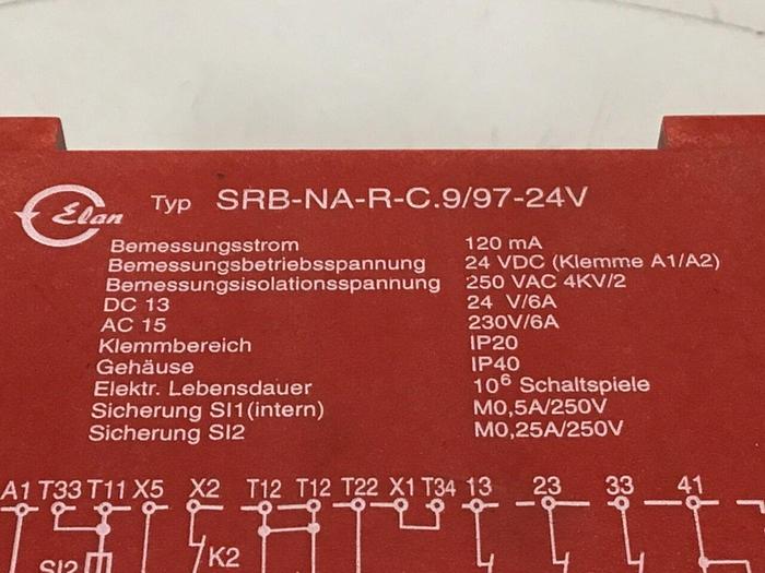 Used SCHMERSAL Safety Controller SRB-NA-R-C9/97-24V #129294