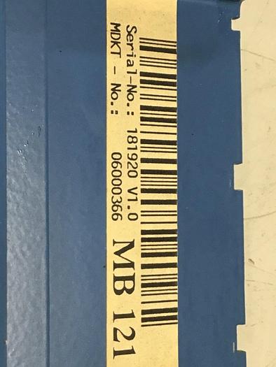Used MANNESMANN DEMAG BackPlane MB 121 #133135