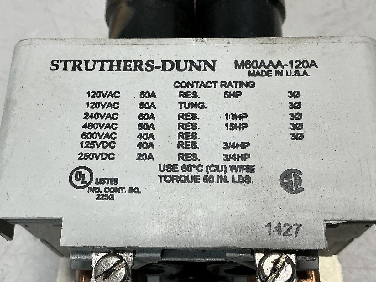 Used STRUTHERS-DUNN M60AAA-120A