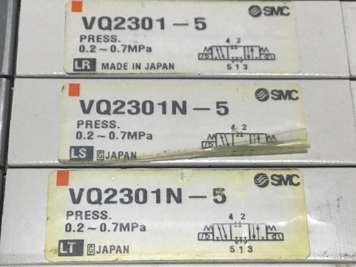 Used SMC Valve Manifold VQ2301N-5 #127228