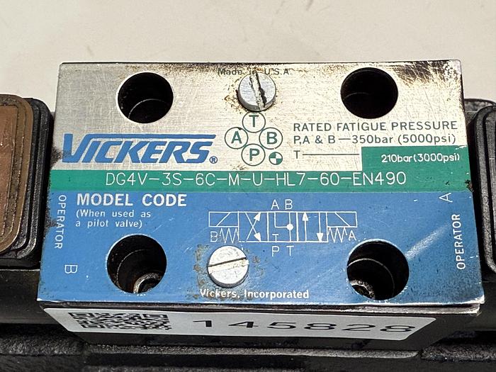 Used VICKERS DG4V-3S-6C-M-U-HL7-60-EN490