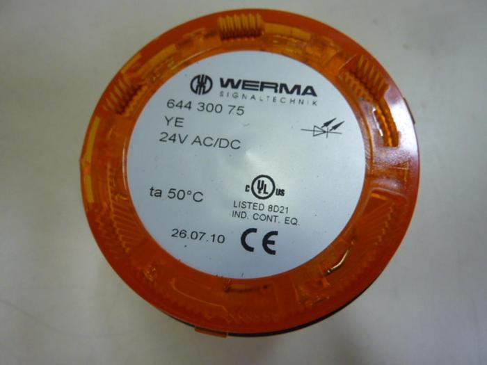 Used WERMA Stack Light 644 300 75 #52274