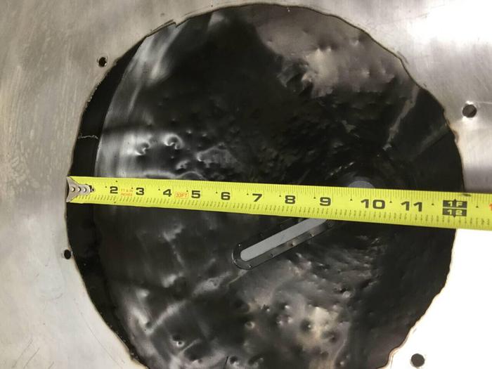 Used METAL FABRICATOR Hopper w/ Lid K.K04-05 #91468