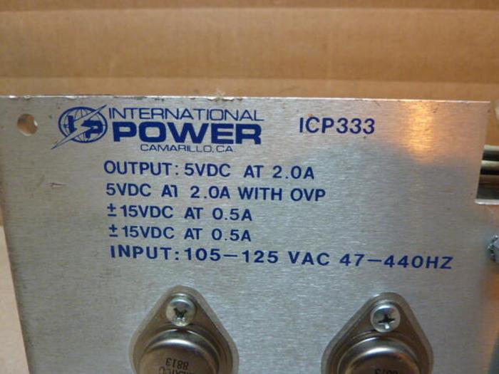 Used INTERNATIONAL POWER Power Supply 7380014 #31532