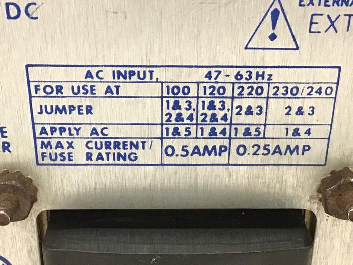 Used POWER ONE Power Supply HAD15-0.4-A #118371