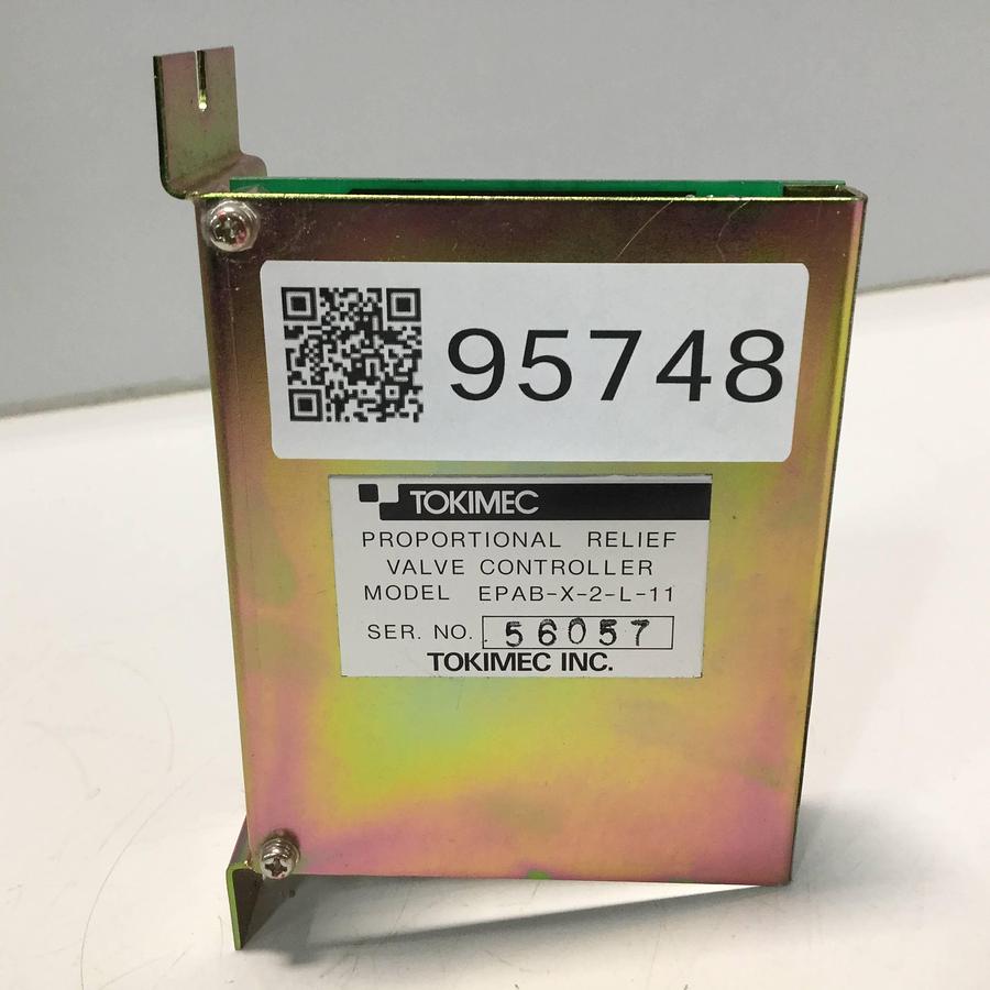 Used TOKIMEC Proportional Relief Valve Controller EPAB-X-2-L-11 Used