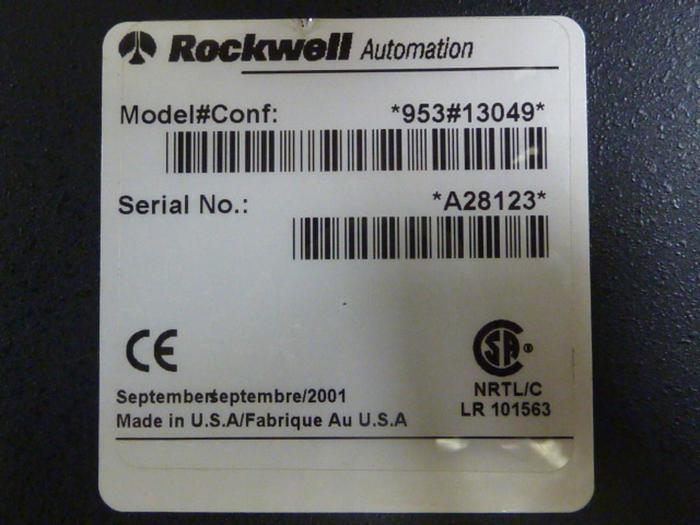 Used ALLEN BRADLEY DataMyte Control DATAMYTE 953 #48315