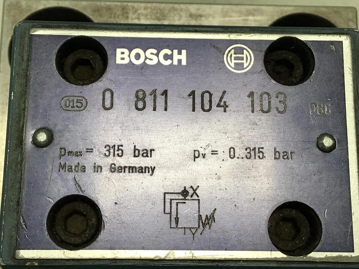 Used BOSCH Valve 0 811 104 103 #123338