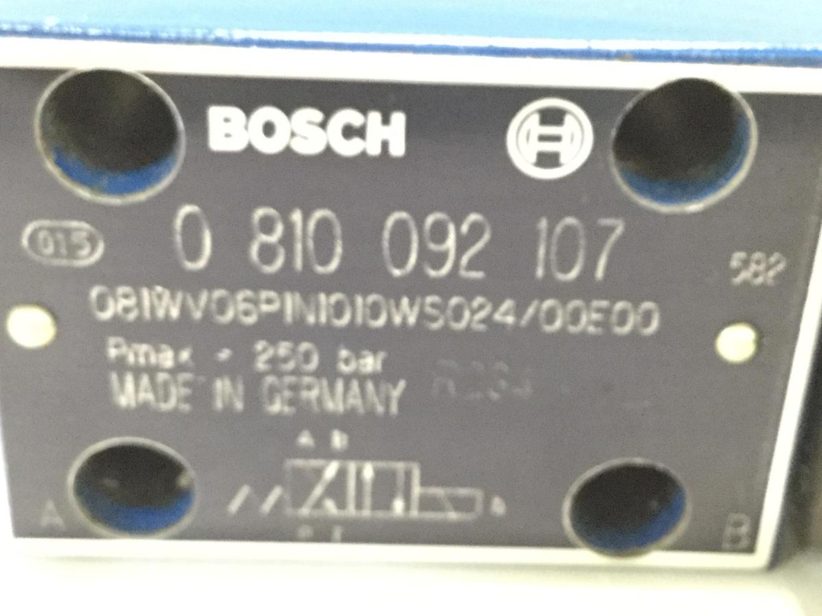 Used BOSCH Valve 0 810 092 107 Used