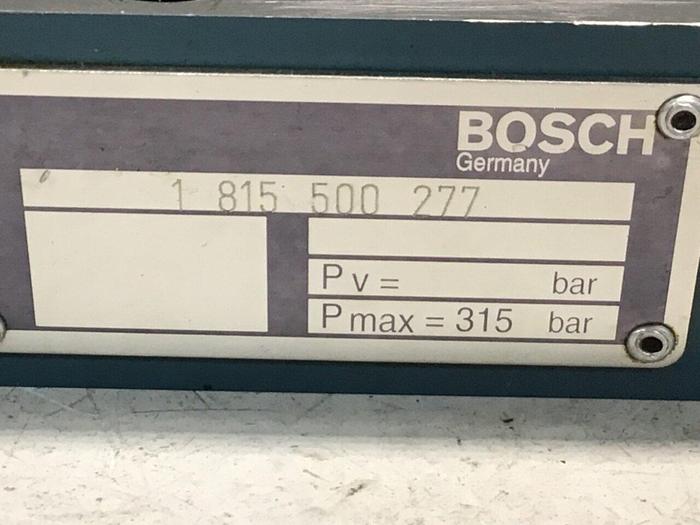 Used BOSCH Valve 1 815 500 277 #126179