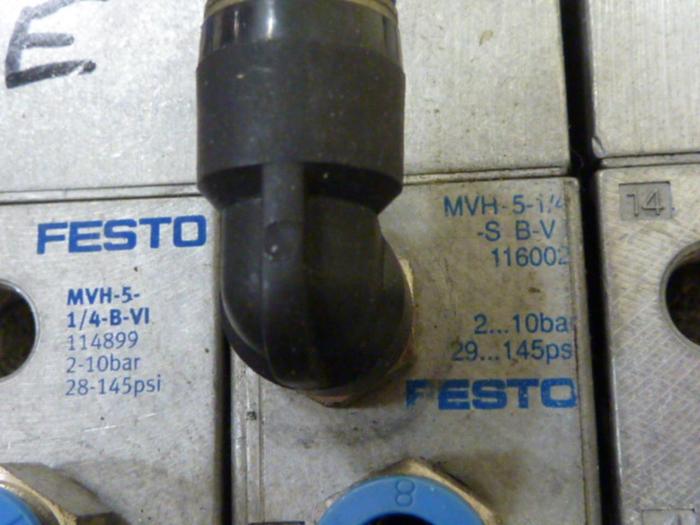 Used FESTO Control Block / Valve Terminal IFB8-02 #52871