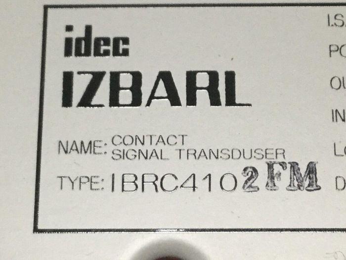 Used IDEC Transducer IBRC410-2FM #105560