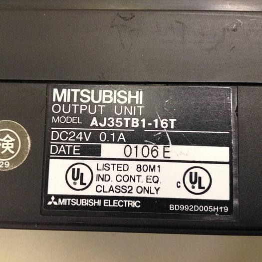 Used MITSUBISHI Output Unit AJ35TB1-16T #83610