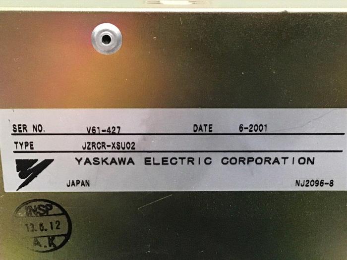 Used YASKAWA Servo Controller JZRCR-XSU02 #131252