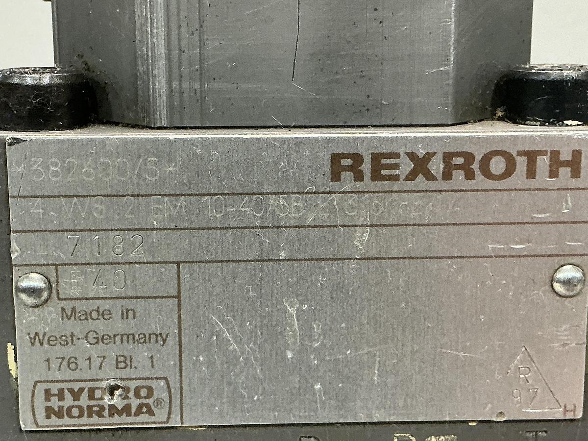 Used REXROTH 4 WS 2 EM 10-40/5B2ET31Z8BM