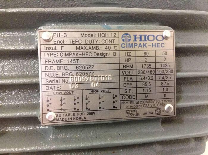 Used HICO Motor HQH 12 #70157