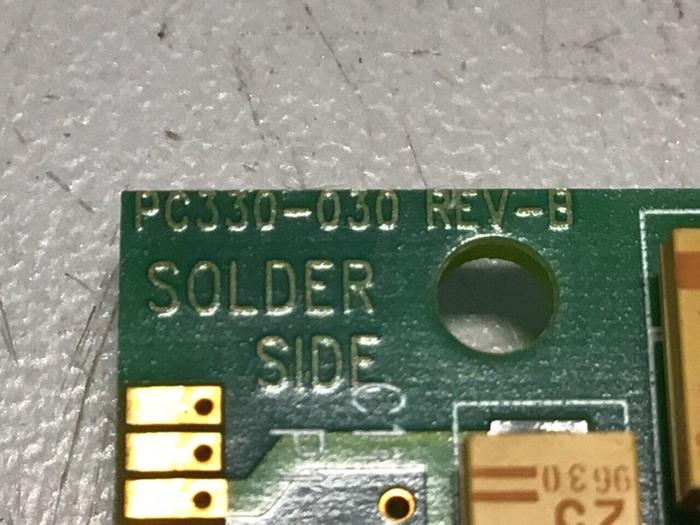 Used VAN DORN Temperature Circuit Board PC330-021 330-021 Used