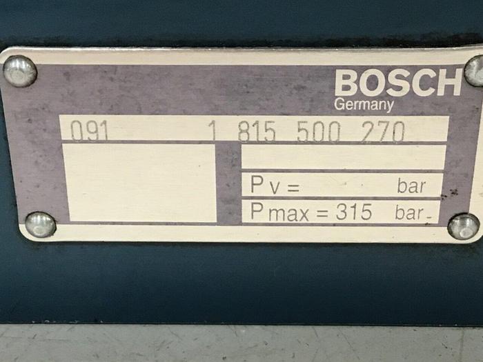 Used BOSCH Valve 1 815 500 270 Used