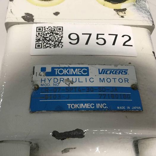 Used TOKIMEC Hydraulic Motor CR-07-5PT4-30-SD-JA-S103-J #97572