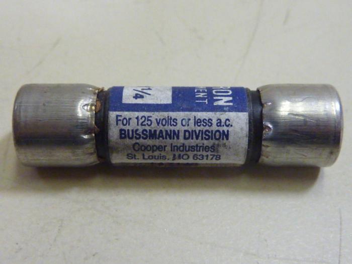 Used FUSETRON 1 1/4 Amp Fuse FNA-11/4 #62355