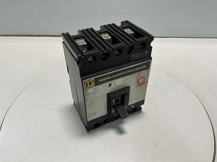 Used SQUARE D FAL36020