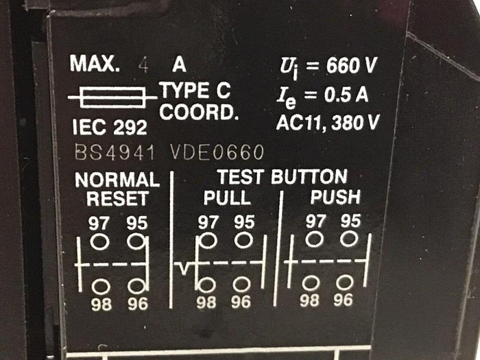 Used ALLEN BRADLEY Overload Block 193-BSA90 SER B USED