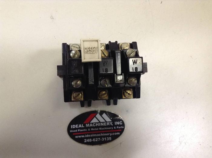 Used ALLEN BRADLEY Overload Relay 592-BOV16 SER A #75232