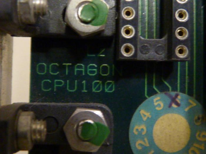 Used OCTAGON SYSTEMS Circuit board CPU100 #50596
