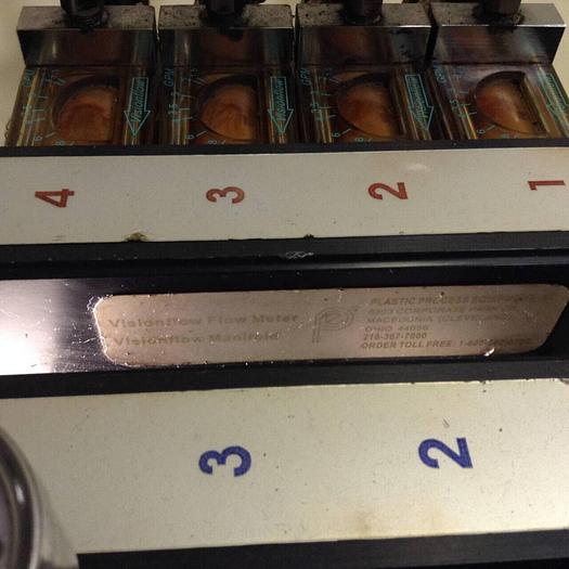 Used PPE Visionflow Meter / Manifold FLOWMETER941 #78945