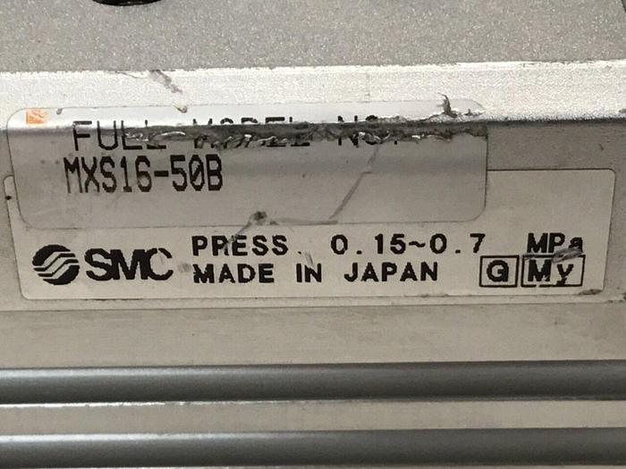 Used SMC Cylinder Slide Table MXS16-50B #121008