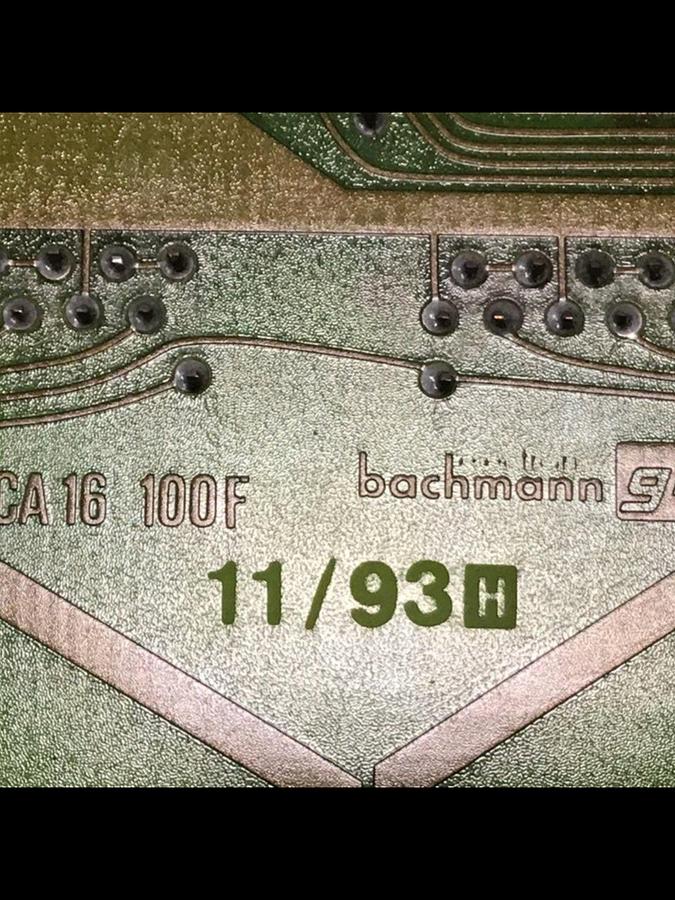 Used BACHMANN ELECTRONIC Circuit Board CA16/P2.5 Used