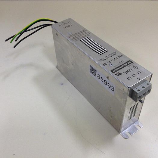 Used SCHAFFNER Power Line Filter FN 258-7-07 #85993