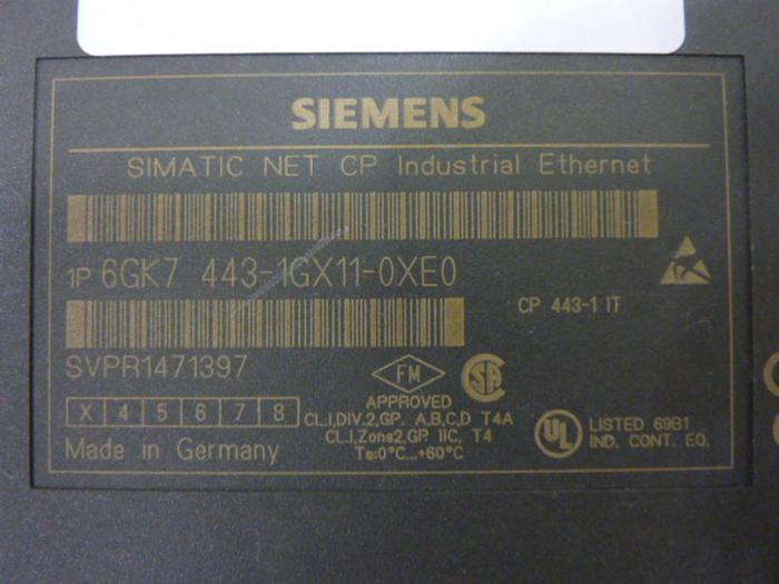 Used SIEMENS Processor Module 6GK7 443-1GX11-0XE0 #63525