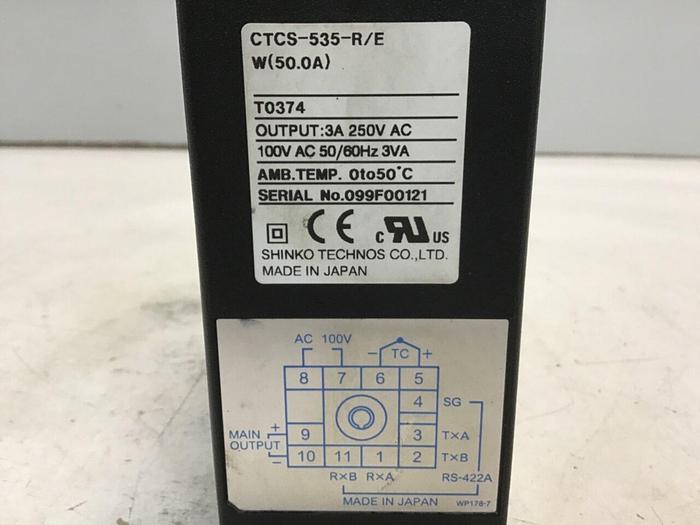 Used SHINKO Temperature Control CTCS-535-R/E USED