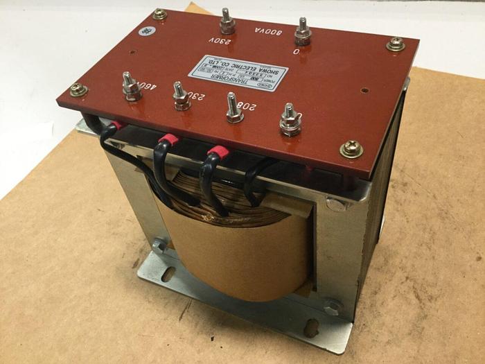 Used SHOWA 0.8 kVA Transformer 53304 #102101