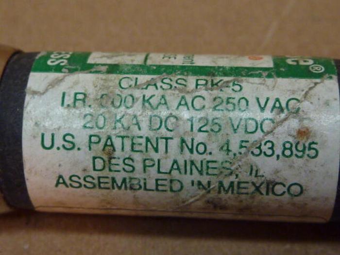 Used LITTELFUSE 60 Amp Fuse FLNR-60 #33723