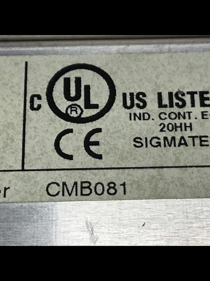 Used SIGMATEK 7 Slot Module CMB081 12-002-081 USED