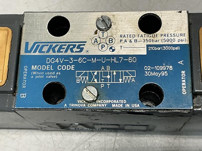 Used TOKIMEC DG4V-3-6C-M-U-HL7-60