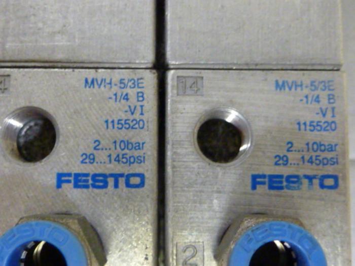 Used FESTO Control Block / Valve Terminal IFB8-02 #52707