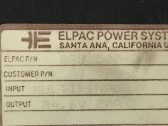 Used ELPAC Power Supply BFS 500-3 #107870